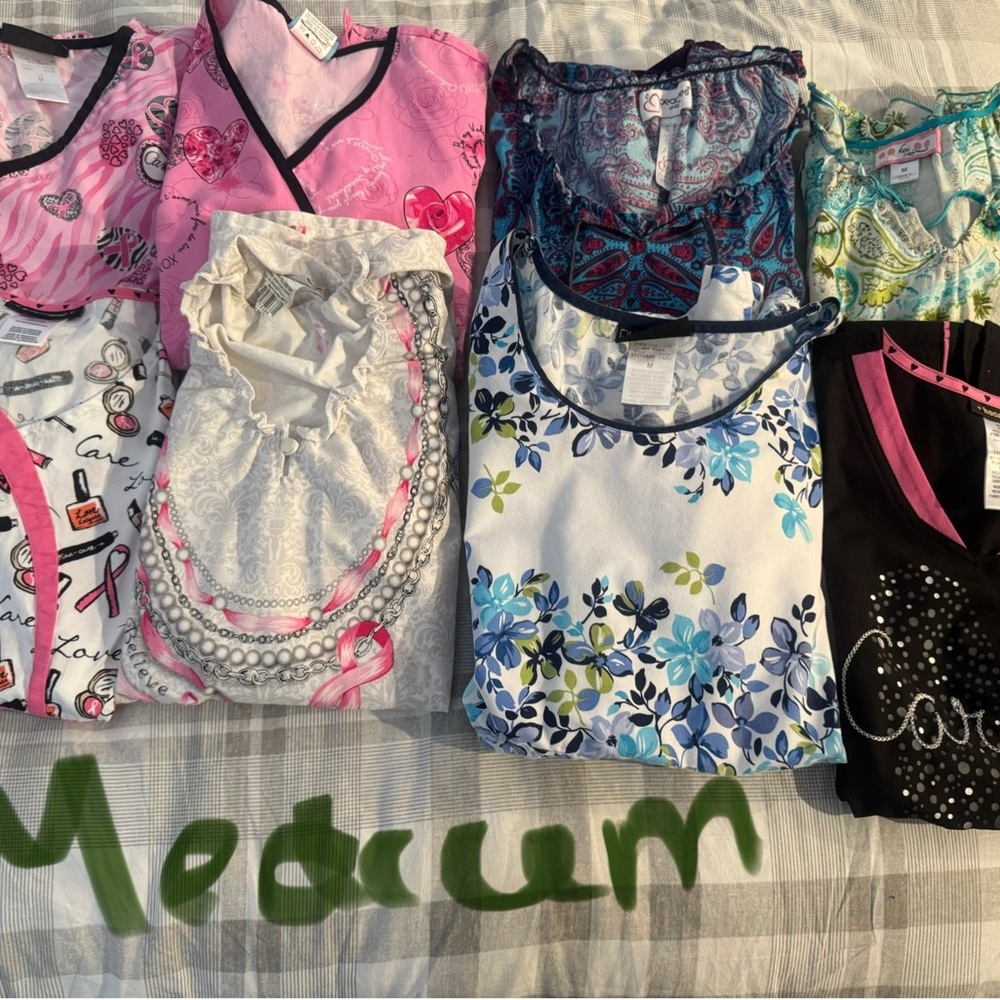 Multicolored Scrub top lot
